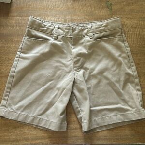 khaki shorts, perfect for school uniforms